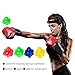 ZAKSKI Reaction Ball Dual Level to Improve Reflex, Speed, Agility, Hand-Eye Coordination - Unpredictable Bounce, Inconsistent Size - Basketball, Baseball, Football, Boxing Training and Practice Gear
