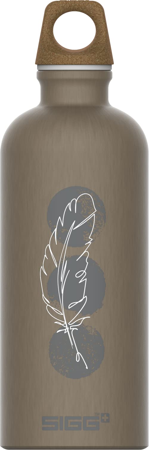 Sigg - Aluminium Water Bottle - Traveller MyPlanet Black - Climate Neutral Certified - Suitable For Carbonated Beverages - Leakproof - Lightweight - BPA Free