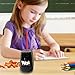 WOA Electric Pencil Sharpener Handheld Automatic Desk and Classroom Supply, USB and Battery Operated, Heavy Duty Helix Cutter Reduces Tip Breakage, Sharpens Lead and Colored Pencils - Black