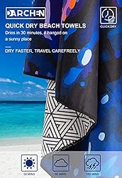 DARCHEN Quick Dry Microfiber Beach Towels for