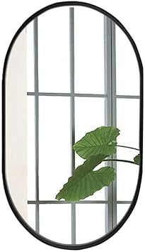 CHHD Badezimmer-Wand-Kosmetikspiegel, ovaler Schminkspiegel, moderner