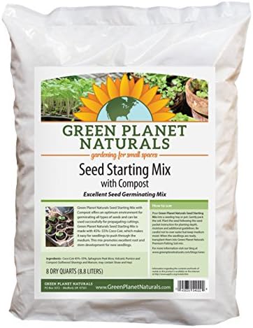 QUALITY - Seed Starting Mix with Compost - 8 Dry Quarts - FREE SHIPPING!