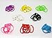 Joyin Toy 48 Pieces Emoji Emotion Silicone Wristband Bracelets Kids Party Favor