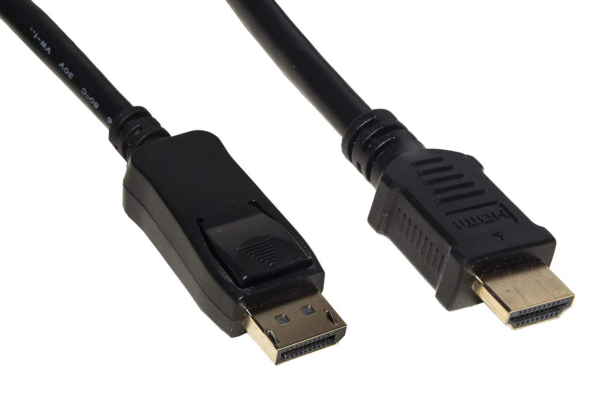 LINK DISPLAYPORT CABLE 1.2 - HDMI 1.4 4Kx2K 30 HZ GOLDEN CONTACTS MT 1