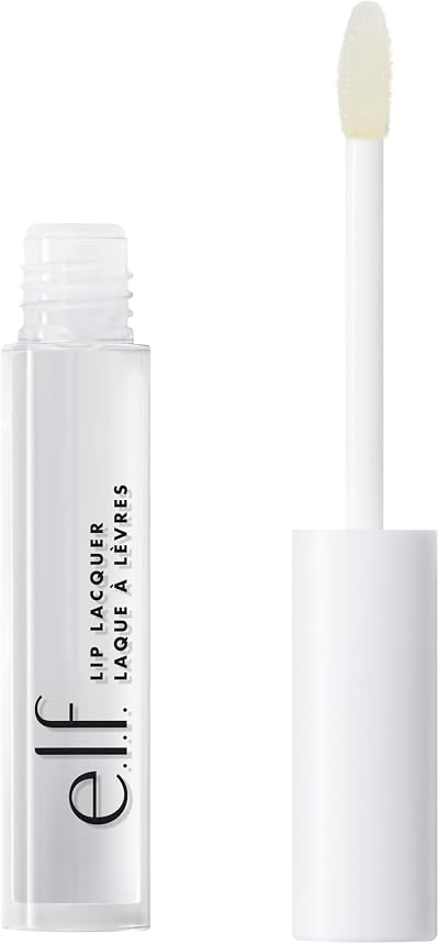 e.l.f. Lip Lacquer Nourishing Clear Ultra Shine Lip Gloss Vitamin E Vegan