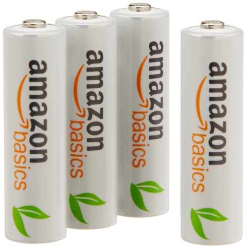 Amazonbasics Aa Rechargeable Batteries (4-Pack) Pre-Charged (841710104769)