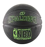 Spalding NBA Street Phantom Official Outdoor Basketball, Neon Green/Black, Size 7/29.5 in