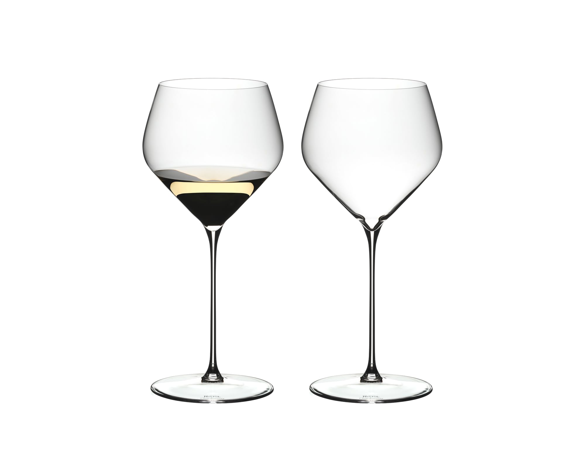 Riedel Veloce Chardonnay Wine Glasses, 24.34 oz, Set of 2, Machine Made, Dishwasher Safe, Recyclable
