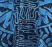 Johari West Men's Button-Down Short Sleeve Shirt, Geometric Forest (Sky, X-Large)