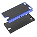 ZTE Lever Case, LK [Shock Absorption ] Impact Resistant Hybrid Dual Layer Armor Defender Protective Case Cover for ZTE Lever LTE (Blue)