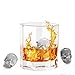 Pawaca 3D Skull Ice Cube Tray Mold, Makes Four Giant Skulls, Food Grade Flexible Silicone Ice Cube Maker in Shapes for Whiskey Ice and Cocktails