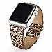 iiteeology Compatible with Apple Watch Band 38mm 40mm 42mm 44mm, Shiny Bling Glitter Leather Band for iWatch SE Series 6/5/4/3/2/1 Women Girls (Gold, 42mm)