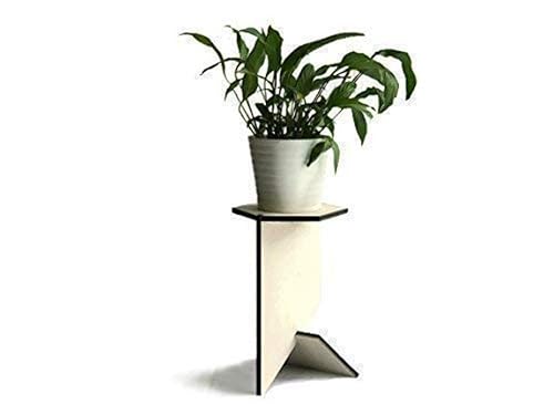 Amazon Com Hexagonal Wooden Pot Plant Stand Alone For Indoors In