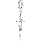 URONE Sword Charm Beads for Beacelet 925 Sterling Silver Sword Charm Beads Jewelry Gifts for Women