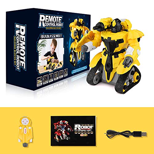 image for Betheaces Kids Toys Remote Control Robot - RC Assembly Robots for Kids