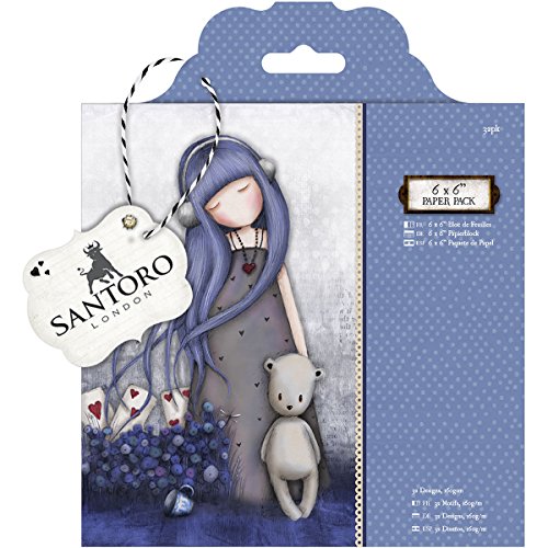 docrafts Gorjuss Paper Pack (32 Pack), 6 x 6