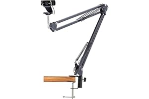 Desk Clamp Mount Suspension Boom Scissor Arm Tripod Stand Holder for Logitech Webcam C922 C930e C930 C920 C615