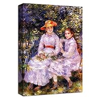 Canvas Wall Art Dance in The Country by Pierre-Auguste Renoir Canvas Prints Home Artwork Decoration for Living Room,Bedroom - 12x18 inches