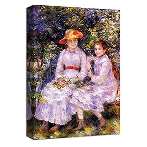 Canvas Wall Art Dance in The Country by Pierre-Auguste Renoir Canvas Prints Home Artwork Decoration for Living Room,Bedroom - 12x18 inches