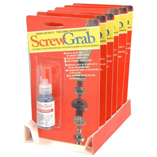 ScrewGrab Friction Gel Helps Grip Damaged Screw Heads 0.5 fl. oz