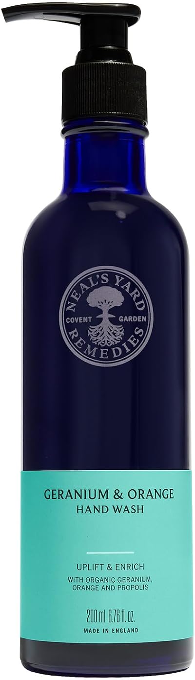 Neal's Yard Remedies Geranium & Orange Hand Wash – Organic 200ml Pump