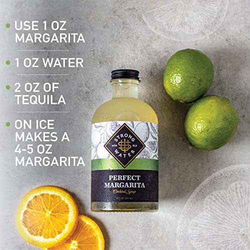 Strongwater Best Margarita Mix Makes 8 Cocktails Concentrated Margarita Drink Mix, Coin