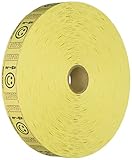 Indiana Ticket Company Smile Ticket Roll, Yellow