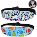 Accmor 2 Pcs Baby Carseat Head Support, Car Seat Head Band Strap Headrest, Stroller Car Seat Sleeping Head Support for Toddler Child Children Kids Infant（Blue） primary