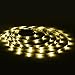 Solar Strip Lights, Warm White 16.4 feet LED with 3M tape Flexible and Cuttable Solar String Lights, Waterproof IP 65, 2 Modes, GRDE Auto ON/Off Light for Indoor Outdoor Night Lights and Decoration