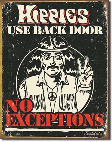 Schonberg Hippies Tin Sign