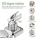 Wingogo Vacuum Suction Cup Shower Head Holder- Adjustable Shower Head Shower Head Bracket Shower Stand Mount Wall Holder Shower Clip Reusable With Adhesive Sucking Disc for Bathroom Accessories