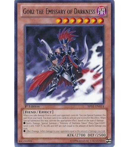 Amazon.com: Yugioh DLG1-EN000 GORZ THE EMISSARY OF DARKNESS Secret