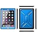 iPad Air 2 Case - Poetic iPad Air 2 Case [Revolution Series] - [Heavy Duty] [Dual Layer] [Screen Shield] Protective Hybrid Case with Built-In Screen Protector for Apple iPad Air 2 Blue (3 Year Manufacturer Warranty From Poetic)