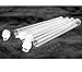 Clear Plastic Seed Bead Tubes with Caps 25 Pack - 5-inch, 16x125mm