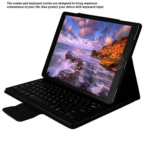 UNOKS Wireless Bluetooth Keyboard, Detachable Leather Case, Long Standby,Support Full iOS System