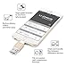 [Apple MFi Certified] USB 3.0 Flash Drive for iPhone iPad, GMYLE Mini External Storage Memory Expansion USB Stick with Lightning Connector (32GB) (Gold)