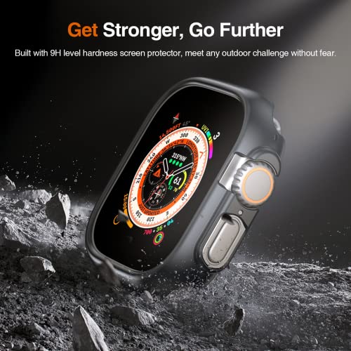 [3+1] LK 3 Pack for Apple Watch Ultra Screen Protector 49mm & Hard PC