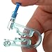 2 PCS Disposable Safety Asepsis Ear Piercing Gun Unit Tool With Ear Stud Asepsis Pierce Kit (White)