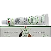 Vetoquinol Enzadent Enzymatic Toothpaste, Easy-to-Use Dental Care, 3.2 oz | Poultry-Flavored Paste for Cats and Dogs, Supports Healthy Teeth and Gums, Achieve Fresh Breath, Easy-to-Use Dental Care