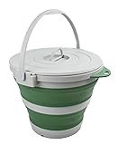 SAMMART 10L (2.64Gallon) Collapsible Fishing Bucket