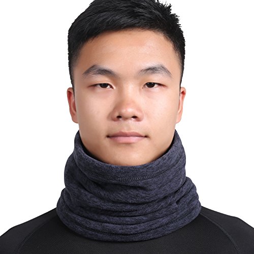Neck Warmer Gaiter, Polar Fleece Ski Face Mask Cover for Winter Cold Weather & Keep Warm 2Pcs
