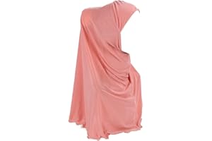 JOIZPAPA Girls Muslim Hijab Solid Color Head Scarf Kids Islamic Arab Scarf Shawls Head Wrap for Girls age 7-12