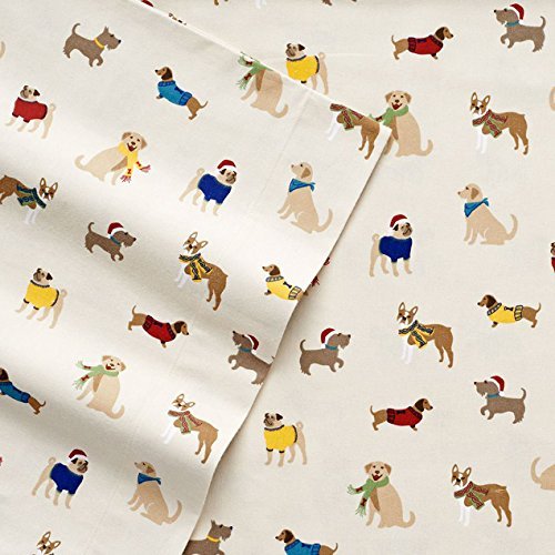 dog twin sheet set