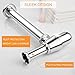 Gimify Chrome Brass Basin Sink Waste Trap Drain Kit Bottle Trap Bathroom Sink Pipe Adjustable Height& Outlet