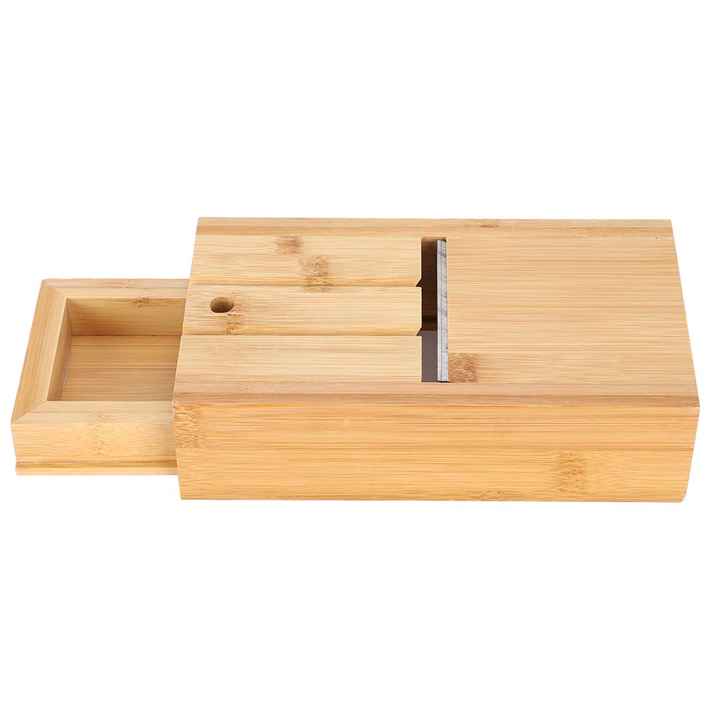 Pilipane Soap Beveler Edge Trimming Tool,Soap Planer Cutter Drawer Box, Wood Soaps Beveler Planer, Adjustable Bamboo Soap Cutter Planer Tools for Handmade Soaps and Candles