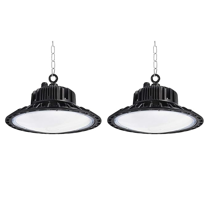 （2 Pack） 100W LED UFO Industrial lamp, 10000LM 6000K Cold White LED