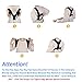 Comezy Back Posture Corrector for Women ＆ Men - Powerful Magic Stickers Adjustable Clavicle Back Brace - Best Effective and Comfortable Posture Back Brace(26-40inch).