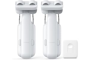 SwitchBot 2025 Automatic Curtain Opener 3 Rod-Bluetooth Remote Control, WiFi&Smartphone Control, Upgraded High-Performance, Add Hub to Compatible with Alexa, Google Home, HomeKit