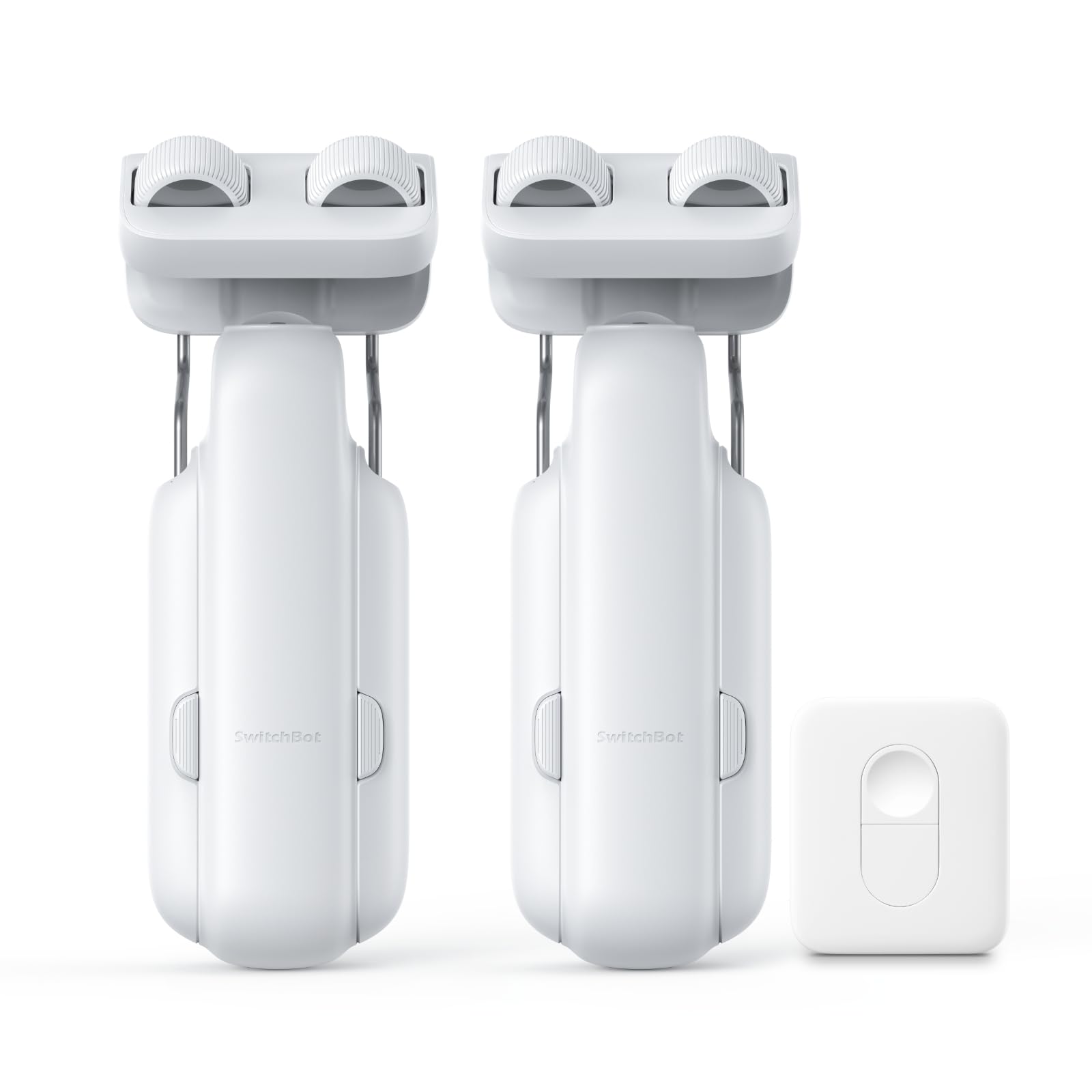 Photo 1 of 2025 Automatic Curtain Opener 3 Rod-Bluetooth Remote Control, WiFi&Smartphone Control, Upgraded High-Performance, Add Hub to Compatible with Alexa, Google Home, HomeKit (2025 Curtain Opener*2&Remote)