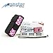 Monster Stun Gun with LED Flashlight & Disable Pin, 25 Million Volts, Rechargeable, Polka Dot Pink